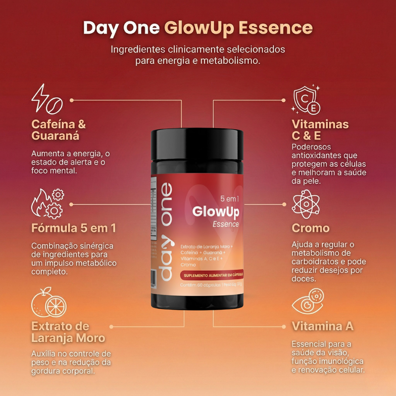 GlowUp Essence - 60 Cápsulas