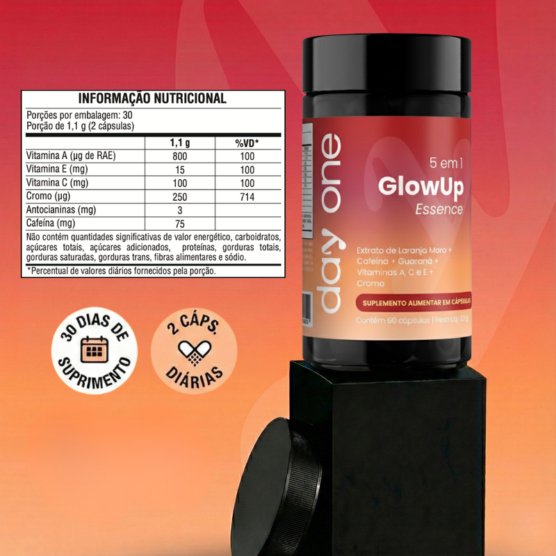 GlowUp Essence - 60 Cápsulas