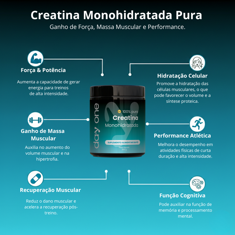 Creatina Monohidratada - 300 g