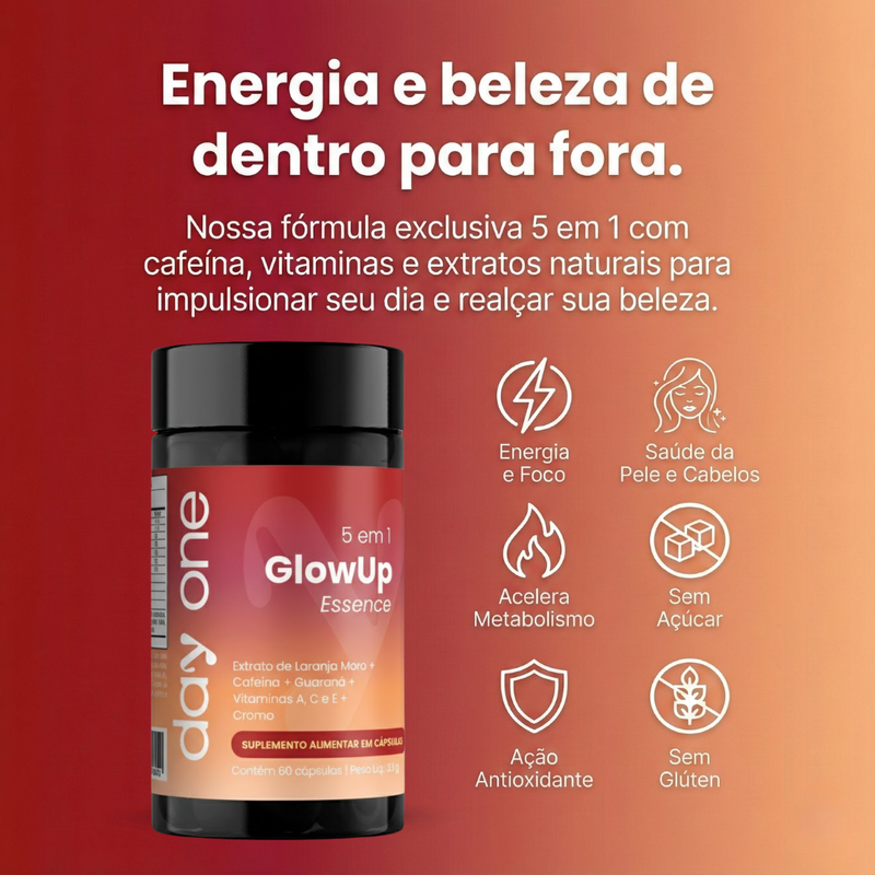 GlowUp Essence - 60 Cápsulas