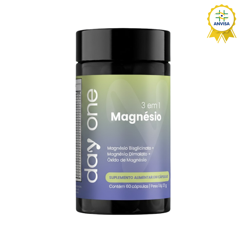 Magnésio 3 em 1 - 60 Cápsulas