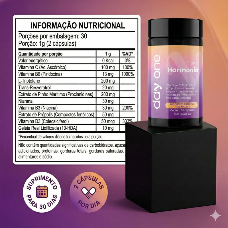Harmonia - Menopausa - 60 Cápsulas