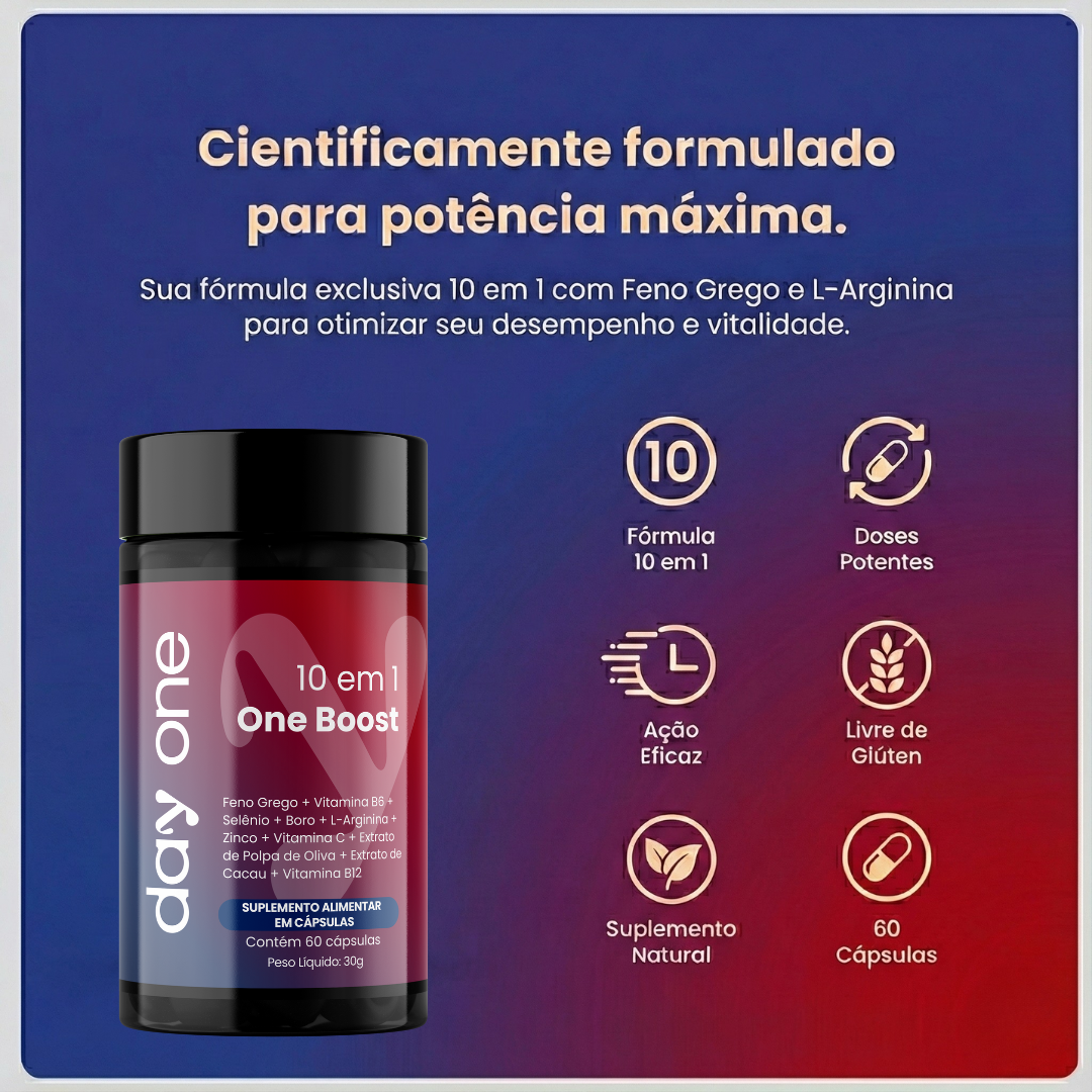 One Boost - Testo - 60 Cápsulas